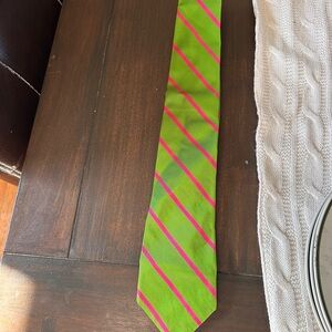 Lilly Pulitzer Green and Pink Tie